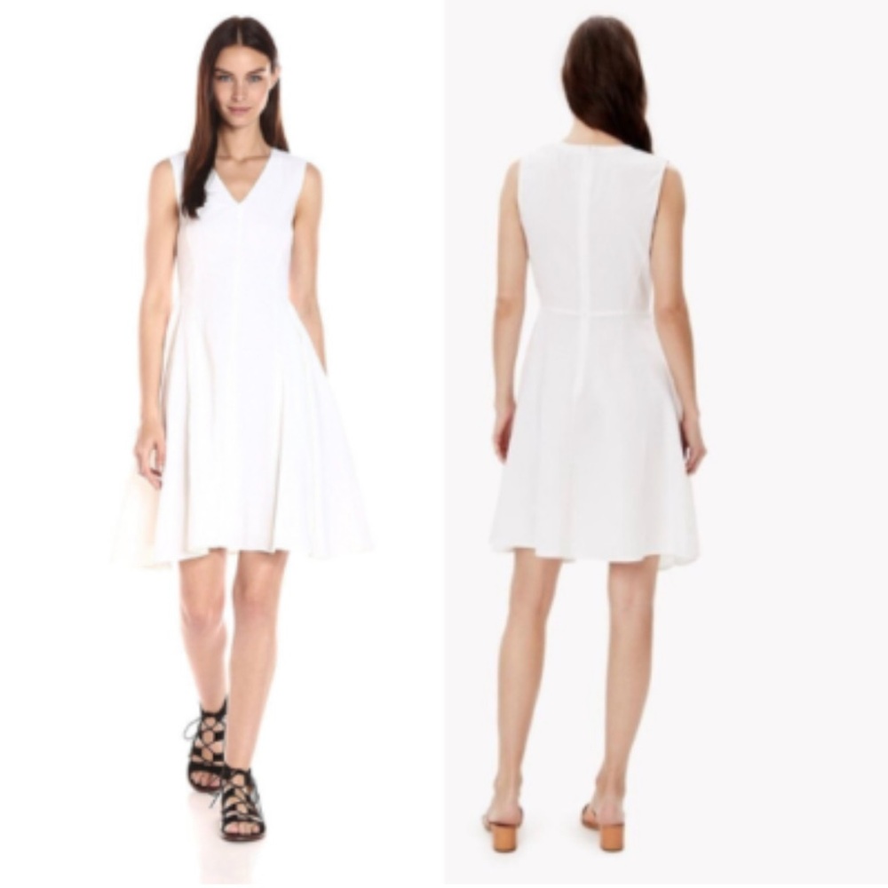 NWT Theory Kalsington dress. Pale white. Size 6